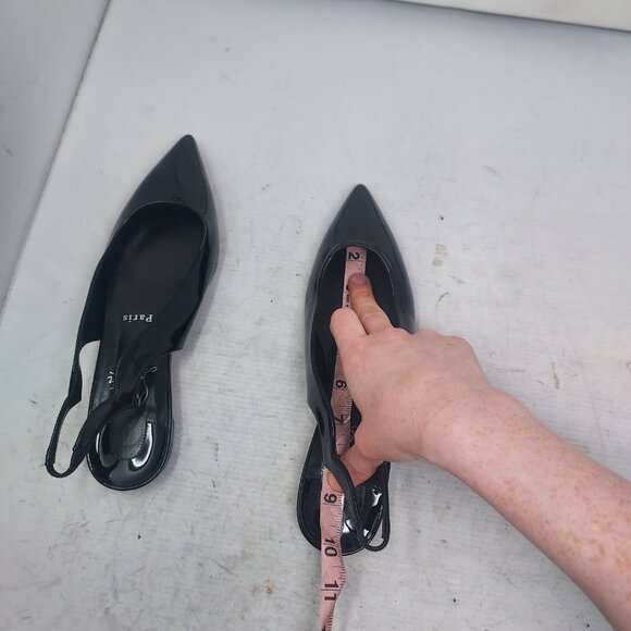 Christian Louboutin Hot Chickita Slingback Patent Leather Black Shoe - Picture 6 of 8